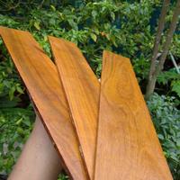 Gambar kayu Ulin kalimantan tipis 0.5x7.5x50cm dari dewa_art handmade undefined 4 Tokopedia