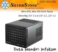 Gambar Silverstone SST SG13 / SG13B Black - Mini ITX Casing PC NON PSU - Merah Muda dari Duta Mandiri Infokom undefined 1 Tokopedia