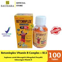 Gambar Betominplex Vitamin B Complex + B12 (100 Kapsul) (Botol) & (Sachet) - Botol - Botol dari Saudara Official Store undefined 1 Tokopedia