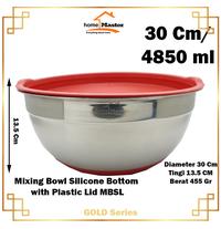 Gambar Mixing/Salad Bowl/Mangkok/Baskom Adonan Stainless Silikon 30 Cm MBSL30 dari HomemasterShop undefined 1 Tokopedia