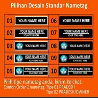 Gambar Nama Dada/Papan Nama dari Aladdin46 undefined 1 Tokopedia
