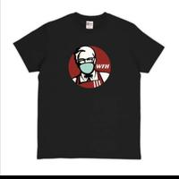 Gambar Kaos Distro - Kaos KFC masker - Baju Iklan Lucu - Hitam, XXL dari Diskongedegedean undefined 1 Tokopedia
