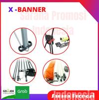 Gambar X Banner Putih 60x160 kokoh / Rollup banner / stand banner / x banner dari Nuansa Display undefined 3 Tokopedia