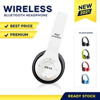 Gambar Headphone P47 Wireless Portable Bluetooth Headset Bass dari LAPAK BARROKAH_NEW undefined 1 Tokopedia