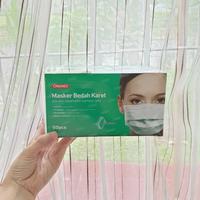 Gambar Masker Karet Hijau Onemed Box 50 Pcs / Masker Medis Hijau Onemed dari Harapan Indah Putra undefined 2 Tokopedia