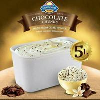 Gambar Campina ice cream Chocolate chunk 5L dari Nayra ice cream. undefined 1 Tokopedia