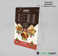Gambar Acrylic menu meja uk 12,5 cm x 17 dari Includeline Creative undefined 3 Tokopedia