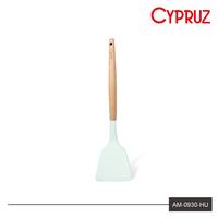 Gambar SPATULA CYPRUZ Utensil Turner Full - Gagang Kayu Kepala Silicone - Merah Muda dari TOKO JAWA ELECTRIK undefined 4 Tokopedia