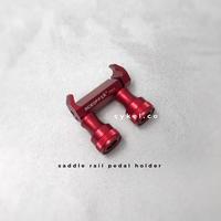 Gambar saddle pedal holder adapter quick release QR red aceoffix MKS ezy dari cykel co undefined 2 Tokopedia