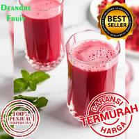 Gambar GROSIR MURAH 1kg Sari Buah Delima Merah Murni Puree Pomegranate Pure dari Deandre Fruit Market1 undefined 1 Tokopedia