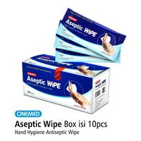 Gambar Aseptic Wipe Tissue Antiseptik Steril Wipe Onemed Box isi 10 pcs dari Onemed.Jakarta undefined 2 Tokopedia