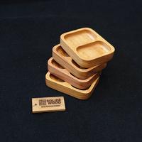 Gambar KURO wood saucer tempat saus mangkok saos mangkuk sambal kayu solid dari solidewood undefined 5 Tokopedia