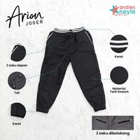 Gambar celana joger anak laki laki - GREY, S dari Mouzastores undefined 4 Tokopedia