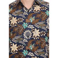Gambar Agrapana Slimfit Baju Kemeja Batik Pria Slim Fit Lengan Panjang Bhanu - S dari Agrapana Batik undefined 5 Tokopedia