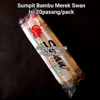Gambar Sumpit Bambu isi 20 Pasang per pack | Chopstick Swan dari Juragan Plastik Pekanbaru undefined 2 Tokopedia
