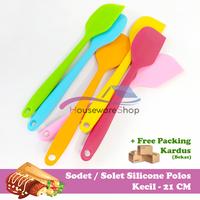 Gambar Spatula Anti Lengket / Solet Silikon Tahan Panas Warna - 21 CM dari Houseware Shop ID undefined 1 Tokopedia