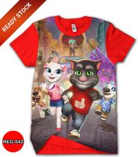 Gambar Kaos My Talking Tom DEWASA Baju Game Talking Tom Kucing Lucu #REG-542 - No.1 (1-2 thn) dari Kaos Printing 3D undefined 3 Tokopedia