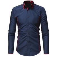 Gambar TERBARU Kemeja Pria Lengan Panjang Slim Fit Baju Kantor Katun JEROME - BLACK DONGKER, L dari INDOCORE undefined 2 Tokopedia