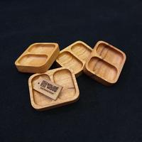 Gambar KURO wood saucer tempat saus mangkok saos mangkuk sambal kayu solid dari solidewood undefined 2 Tokopedia