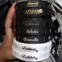 Gambar LABEL BAJU CUSTOM BAHAN GROSSGRAIN - 1,3cm dari fesa label undefined 5 Tokopedia
