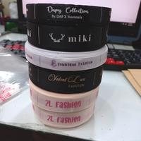 Gambar LABEL BAJU CUSTOM BAHAN GROSSGRAIN - 1,3cm dari fesa label undefined 4 Tokopedia