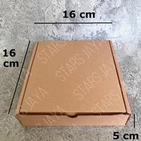Gambar Box Kardus 16 x 16 x 5 cm, Die Cut, Corrugated Box, Packaging , Pizza dari Stars Jaya Bdg undefined 2 Tokopedia