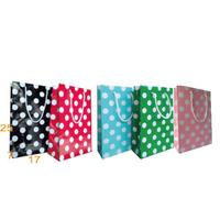 Gambar Tas Kertas Laminasi Polkadot Warna Belanja Kado Souvenir 17 x 7 x 25 - Biru dari Rahmah Tas Kertas dan Kemasan undefined 4 Tokopedia