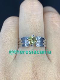 Gambar Cincin berlian eropa fancy asli ori dari Terecania Shop undefined 1 Tokopedia