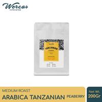 Gambar Kopi Arabica Tanzanian "Peaberry" 200 Gram Medium Roast - KOPI BIJI dari WORCAS COFFEE undefined 1 Tokopedia