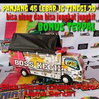 Gambar Miniatur Truk oleng /Jungkat-jungkit / Mainan / pintu buka-tutup - kuning+hijau, ukuran 45 dari Eyza miniatur undefined 1 Tokopedia