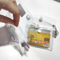 Gambar dompet kartu, dompet pvc plastik mika transparan 2 slot, dompet koin - clear/ bening dari owlsomeofficial undefined 4 Tokopedia
