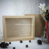 Gambar Frame Kayu 3D / 20 x 25 x 6 cm / Bingkai Kayu Tanpa Kaca dari Citramata undefined 1 Tokopedia