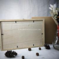 Gambar Frame Kayu 3D / 20 x 25 x 6 cm / Bingkai Kayu Tanpa Kaca dari Citramata undefined 4 Tokopedia