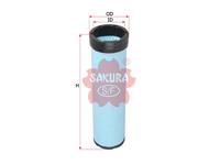 Gambar Sakura Air Filter Udara A-8670 Case IH : MX Series, Farmer 400-Series, CS533E (Inner) dari Sumber Media Motor SMM undefined 1 Tokopedia