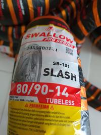 Gambar Ban Swallow Tubless 80/90-14 Slash Soft Compound dari Lotus Motor912 undefined 2 Tokopedia