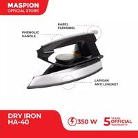 Gambar DRY IRON SETRIKA HA-40 220V MASPION dari Toeng Market Malang undefined 1 Tokopedia