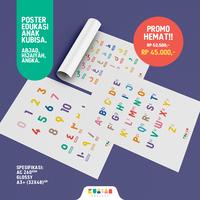 Gambar Paket Hemat Poster Edukasi Anak - Abjad Hijaiyah Angka dari KUBISA Project undefined 1 Tokopedia