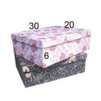 Gambar Kotak Hadiah Karton Tebal untuk Kado Motif Kertas Kado 30 x 20 x 6 dari Rahmah Tas Kertas dan Kemasan undefined 5 Tokopedia