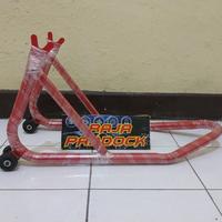 Gambar PAKETAN STANDAR PADDOCK/PEDOK/MODEL Y/NINJA 250/STANDAR - Hitam, Roda blkg BESAR dari Raja Paddock undefined 3 Tokopedia