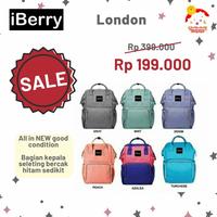 Gambar IBERRY LONDON MULTI FUNCTION Diaper bag tas bayi - red dari Tinkiwinki Babytoys undefined 1 Tokopedia