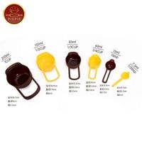 Gambar Sendok Takar Plastik Set 6 pcs / Measuring Spoon Chefmade - WK9195 dari piepiebakewareofficial undefined 2 Tokopedia