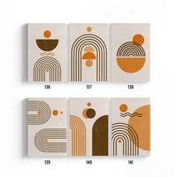 Gambar Wall Decor Bohemian Abstrak Minimalist Lukisan Kanvas Print Wall Decor - Boho 06, Tanpa Frame dari Kayugraphy undefined 3 Tokopedia