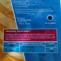 Gambar Benih Cabai Keriting JACKO 99 isi 10 gram dari AgriDepo undefined 2 Tokopedia