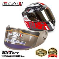 Gambar Kaca Helm / Visor Helm CLEAN KYT RC Seven R10 RC7 (No.44) Riben/Bening dari GMA Product Series undefined 2 Tokopedia