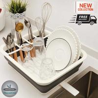Gambar Foldable Kitchen Rack Rak dan Pengering Dapur Piring Gelas - QW-823 dari Okunoshima Store undefined 1 Tokopedia