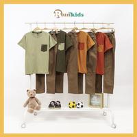 Gambar Runkids/ Setelan Anak Celana Chino dan Tshirt untuk Umur 7 - 12 tahun - D., M dari Lubna&Jenna undefined 3 Tokopedia
