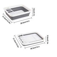 Gambar Foldable Kitchen Rack Rak dan Pengering Dapur Piring Gelas - QW-823 dari Okunoshima Store undefined 5 Tokopedia