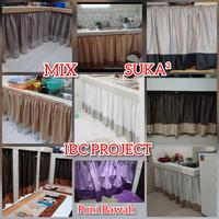 Gambar gorden kolong dapur IBC polos PONI - 1m dari Indah Barokah Collection undefined 1 Tokopedia
