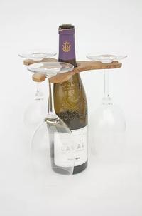 Gambar RAK HOLDER GELAS WINE GANTUNG KAYU / WOOD WINE GLASS HOLDER - 4 dari Artonthetable undefined 3 Tokopedia