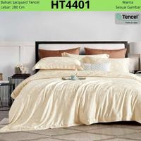 Gambar Bedcover set seprai sutra tencel 100%serat benang 60s- merah maroon dari sweet.dream store undefined 4 Tokopedia